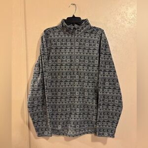 Avalanche women’s Aztec 1/4 fleece pullover sz XL